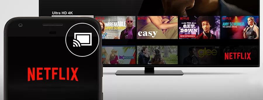 ruleta netflix smartphone en tv